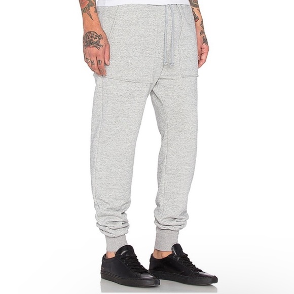 Wilfry French Terry mens Sweatpant Deep Heather small loungewear athlesiure